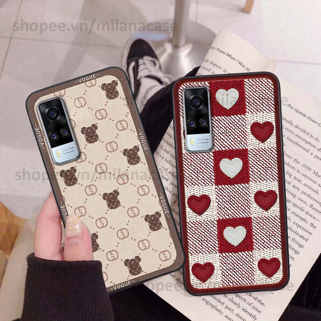 Ốp Vivo Y51 2020 hình trái tim be love tình yêu siêu đẹp, cá tính, thời trang