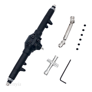 [PRETTYIA] Black Rear Axle Gearbox Assembly Kits for WLtoys 12428ABC 12423 Spare Parts