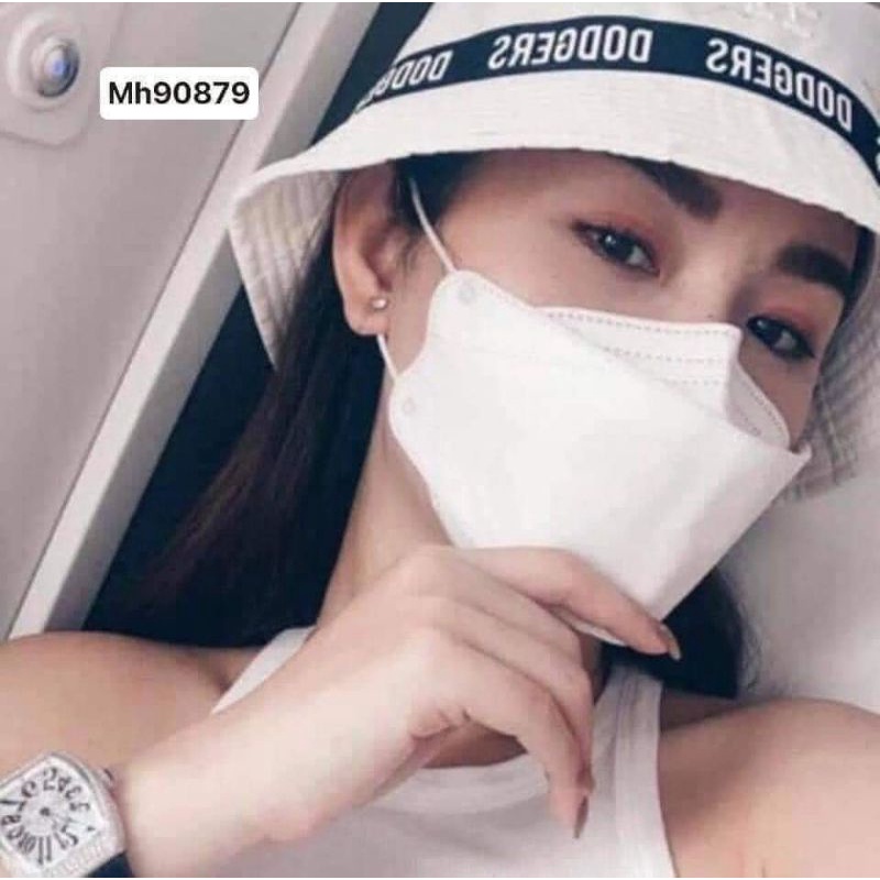 Combo 10c Khẩu trang Umino kf94 4 lớp hàng cao cấp màu trắng