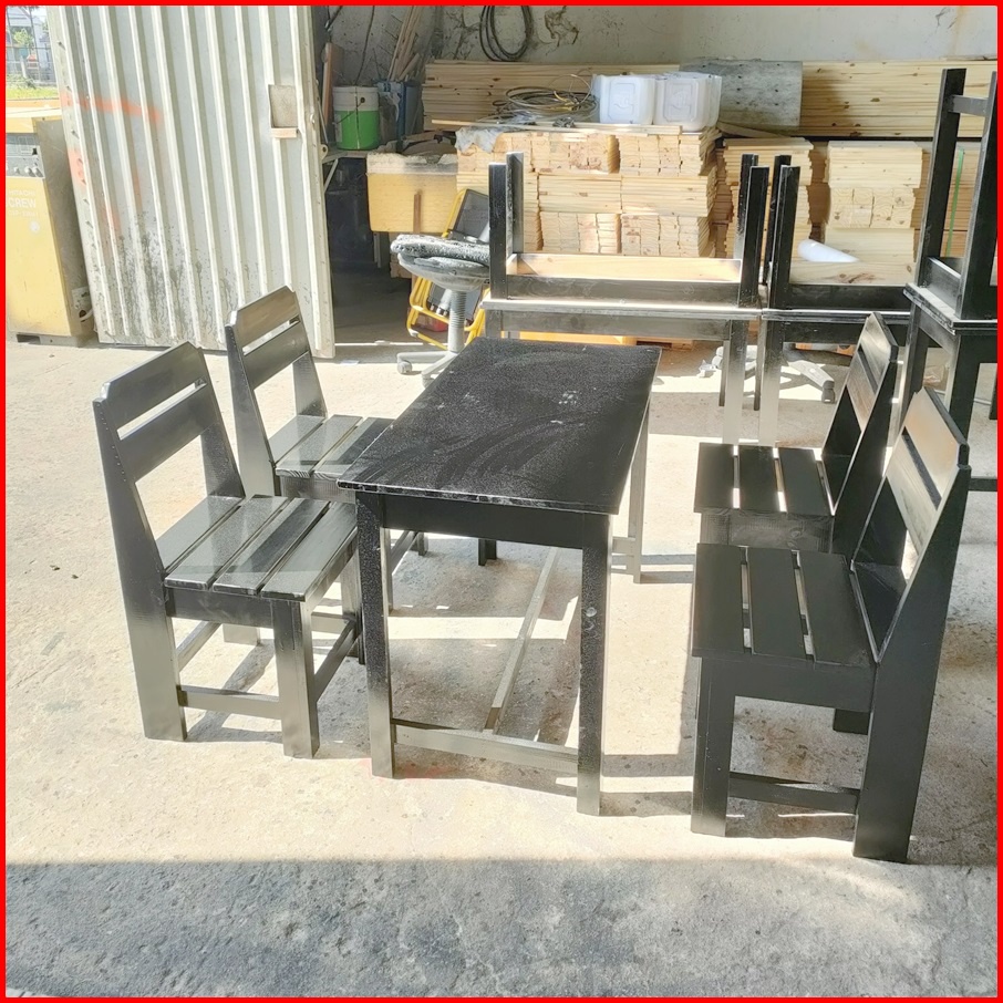 Bàn ghế gỗ cafe