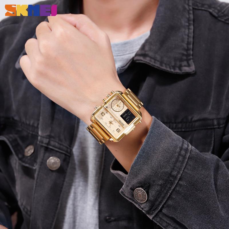 Đồng Hồ SKMEI 1584 Quartz Điện Tử Dây Thép Không Gỉ | BigBuy360 - bigbuy360.vn