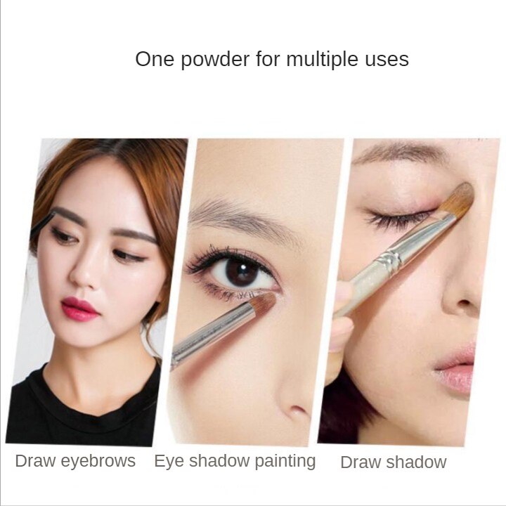 Tri-color eyebrow powder, waterproof, sweatproof, natural and not easy to change color. Eyebrow pencil, contour, long-lasting eyebrow, very thin eyeliner
