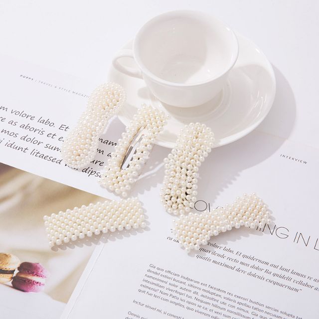 SET 5 CÁI KẸP TÓC MÁI 5 MẪU SIÊU SANG CHẢNH