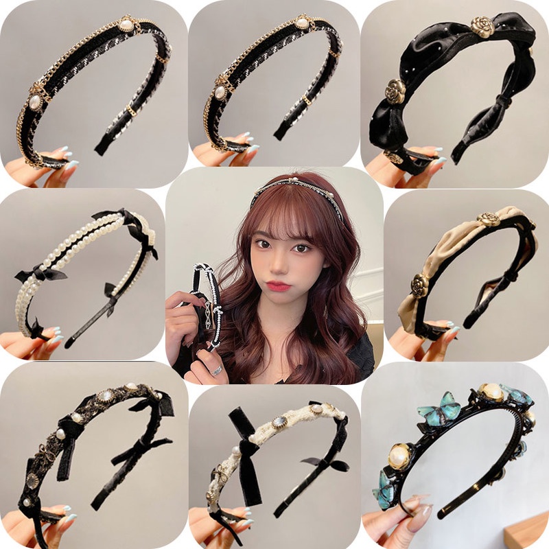 Kẹp Tóc Hình Nơ Đính Ngọc Trai Thiết Kế Mới 2022 Thời Trang Cho Nữ