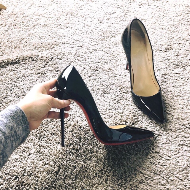 Giày cao gót 12p mũi nhọn