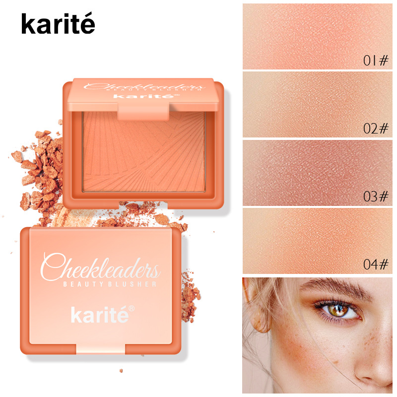 [Hàng mới về] Phấn Má Hồng Đơn Sắc Karite Trang Điểm Tự Nhiên