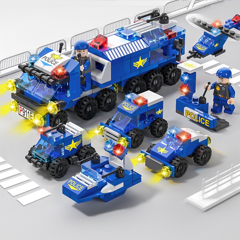 Đồ chơi lắp ráp lego xe cứu hoả 6 in 1 - đồ chơi trí tuệ cho bé
