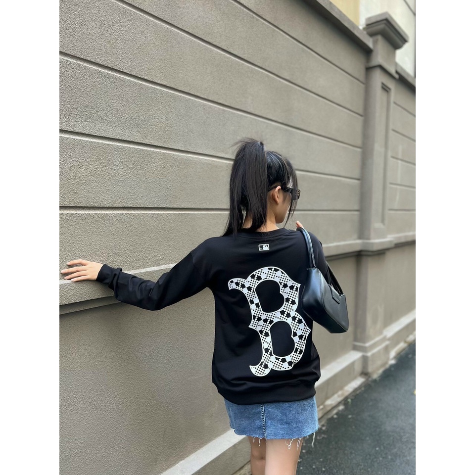 ÁO NỈ MLB DÀI TAY NY BIG LOGO