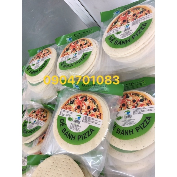 Set 4 đế pizza Kiwifood kèm sốt lá thơm
