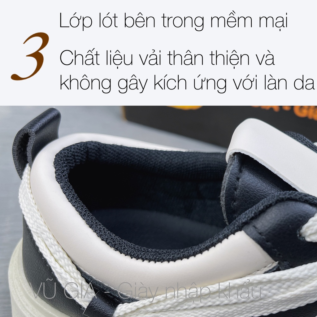 Giày thể thao nam cổ thấp nhập khẩu chính hãng Vũ Gia 807