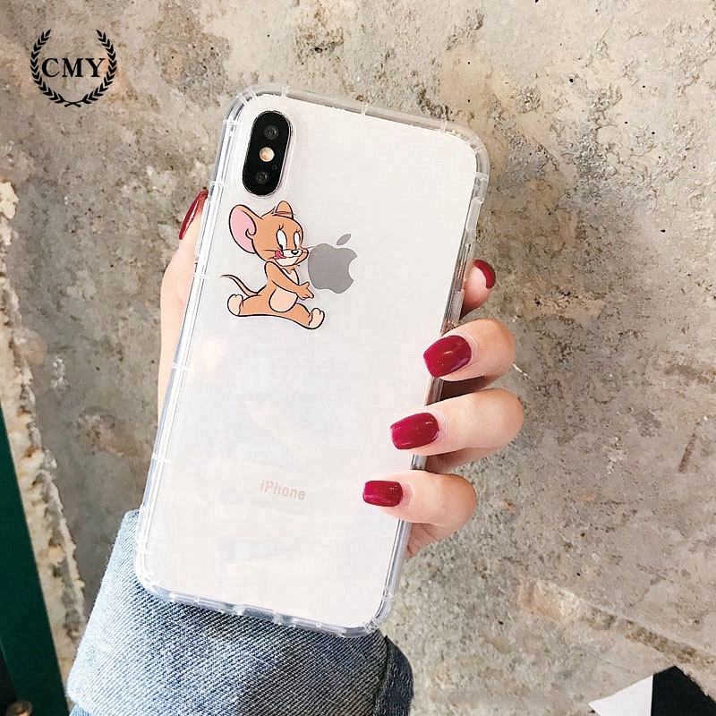 Ốp điện thoại hình mèo và chuột cho iPhone11/11Pro 11pro Max X XR XS XS MAX 7 8 plus SE 12 pro max 12 mini | BigBuy360 - bigbuy360.vn