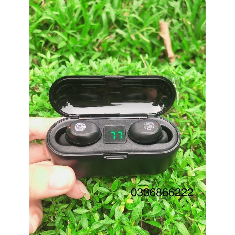 Tai nghe true wireless AMOI F9 | bản QUỐC TẾ | nút cảm ứng | Bluetooth 5.0 | Pin 280 giờ | sạc dự phòng | BigBuy360 - bigbuy360.vn