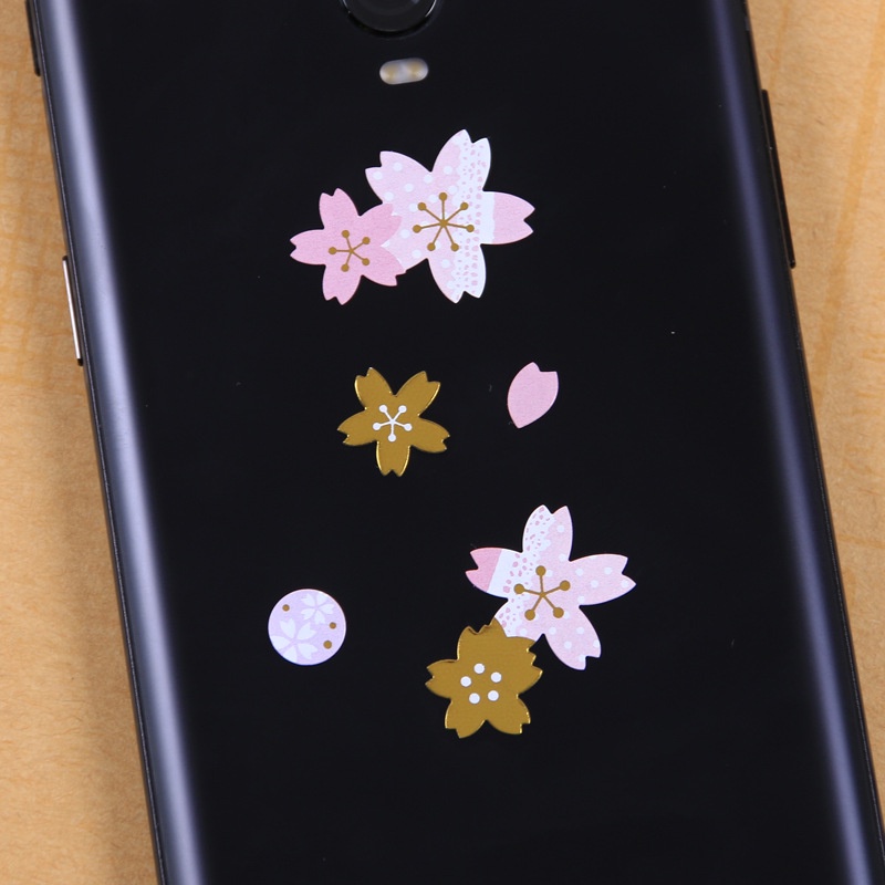 Sticker cute vintage dán sổ dán mũ bảo hiểm điện thoại bình nước trang trí cá nhân mẫu hoa bé xinh xinh HD184-K52