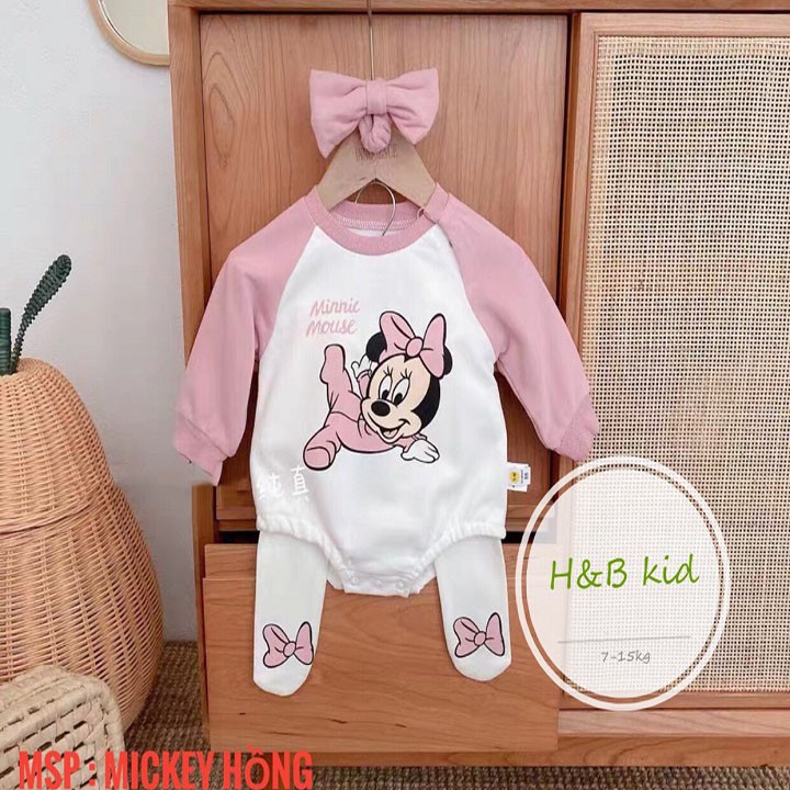 Body Micky 3 chi tiết cho bé trai ,bé gái (4-12kg)