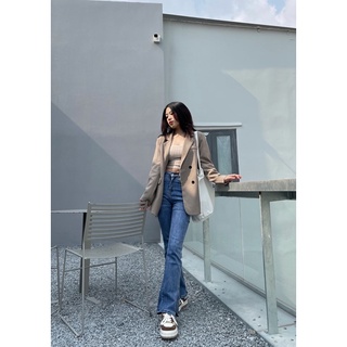 ÁO BLAZER ĐỘN VAI FORM ĐẸP DÀY DẶN [ Ảnh Thật Shop Tự Chụp ]
