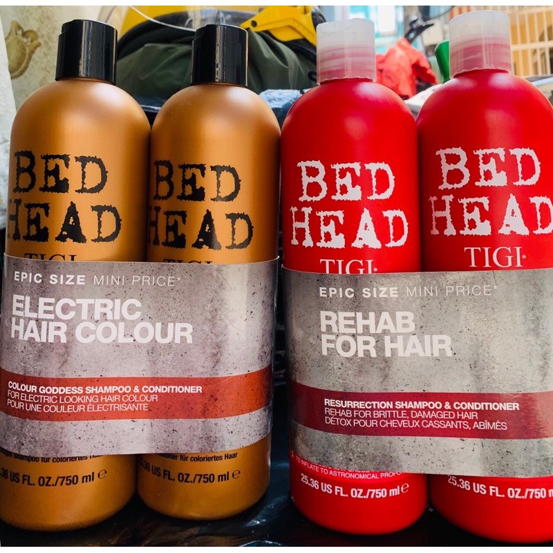 [Auth] cặp dầu gội xả Tigi Bed Head 750ml