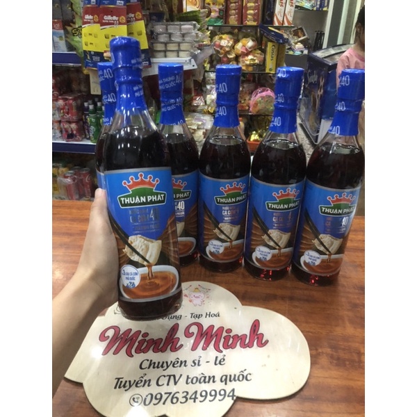 NƯỚC MẮM CÁ CƠM THUẬN PHÁT 620ML 30 ĐỘ - 40 ĐỘ