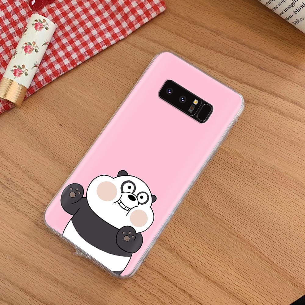 Ốp Điện Thoại Trong Suốt Họa Tiết We Bare Bears Cho Motorola Moto E6 E4 E5 Play E7 Plus E6S 2020 At143