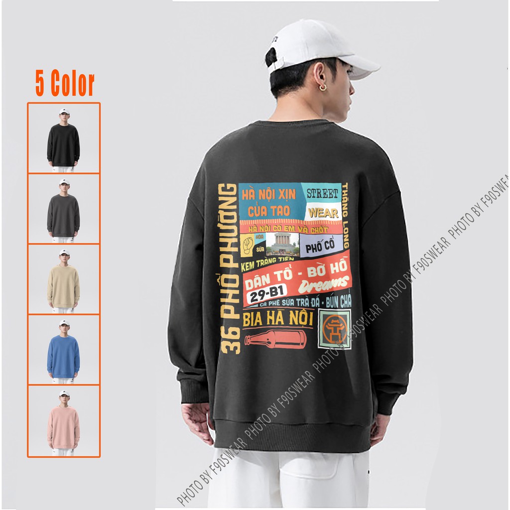 Áo nỉ dài tay basic sweater , Áo sweater nỉ nam nữ phong cách Ulzzang cặp đôi nam nữ form rộng oversize Hàn Quốc SWT4