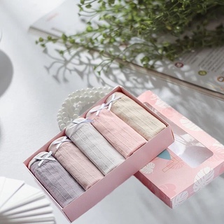Quần lót nữ thiên nga 100% cotton kháng khuẩn siêu thấm hút định hình mông họa tiết ren co giãn 4 chiều Hộp 5 cái Angola
