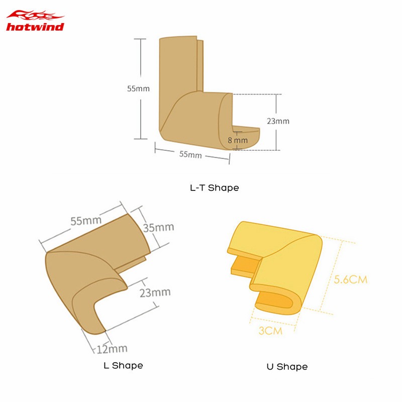Miếng đệm dán cạnh bàn bảo đảm an toàn cho bé