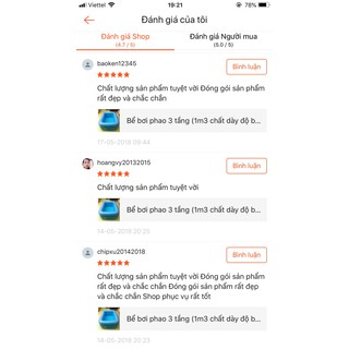 Bể bơi phao 3 tầng (1m3 chất dày độ bền cao)