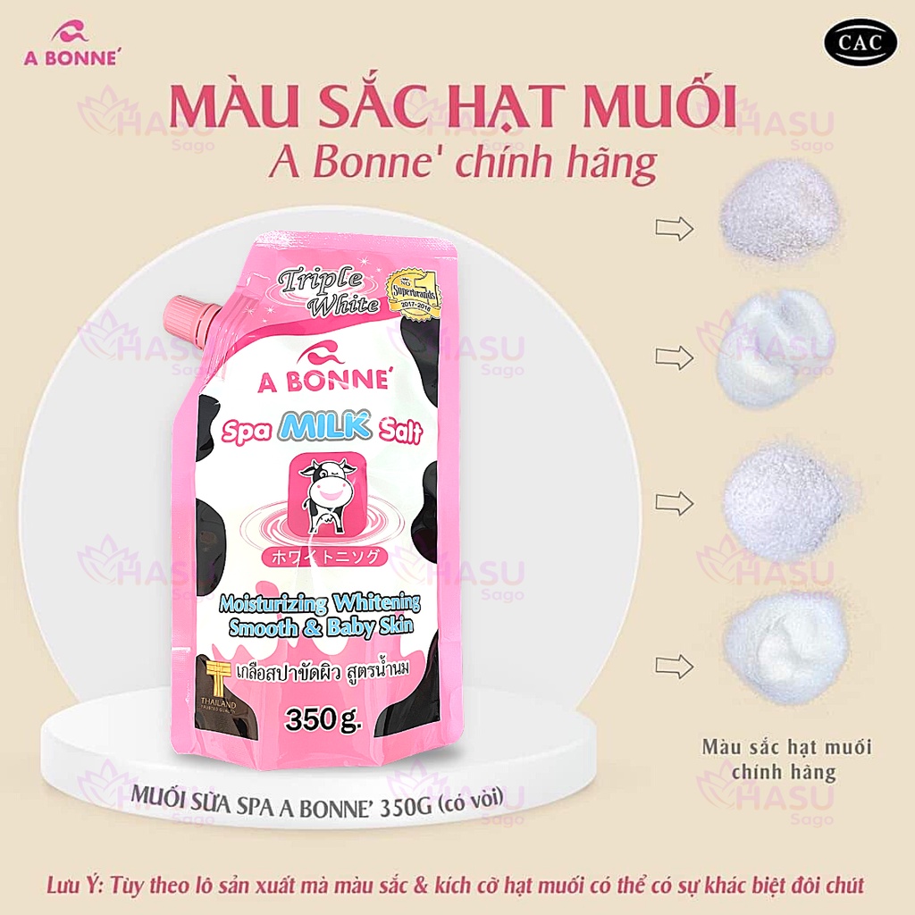 Muối tắm tẩy tế bào chết A Bonne Spa 350g Thái Lan