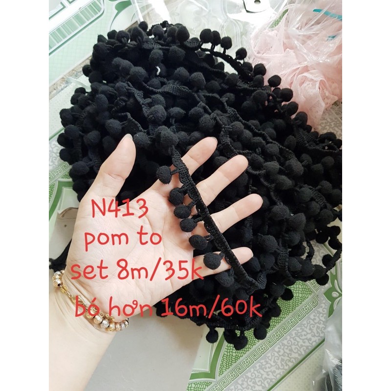 POM POM ĐEN GÍA RẺ