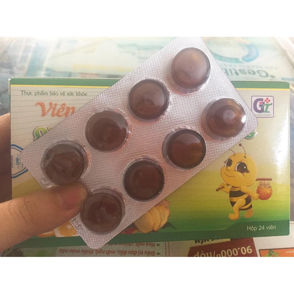 VIÊN NGẬM HO QUẤT GỪNG MẬT ONG🐝🐝🐝