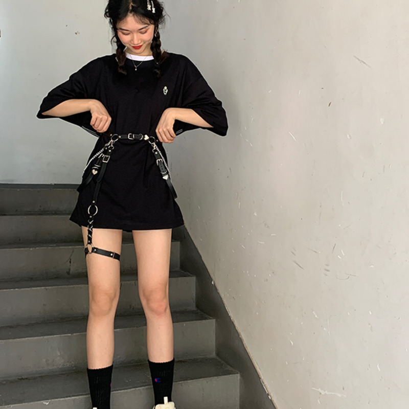 Thắt Lưng Đeo Chân Phong Cách Punk Retro Cá Tính