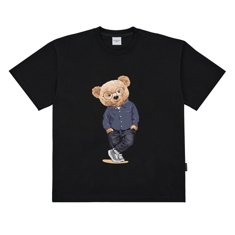 Áo Thun Cotton Tay Ngắn Dáng Rộng In Chữ Acme-de-Lie Thời Trang Cho Nam Và Nữ