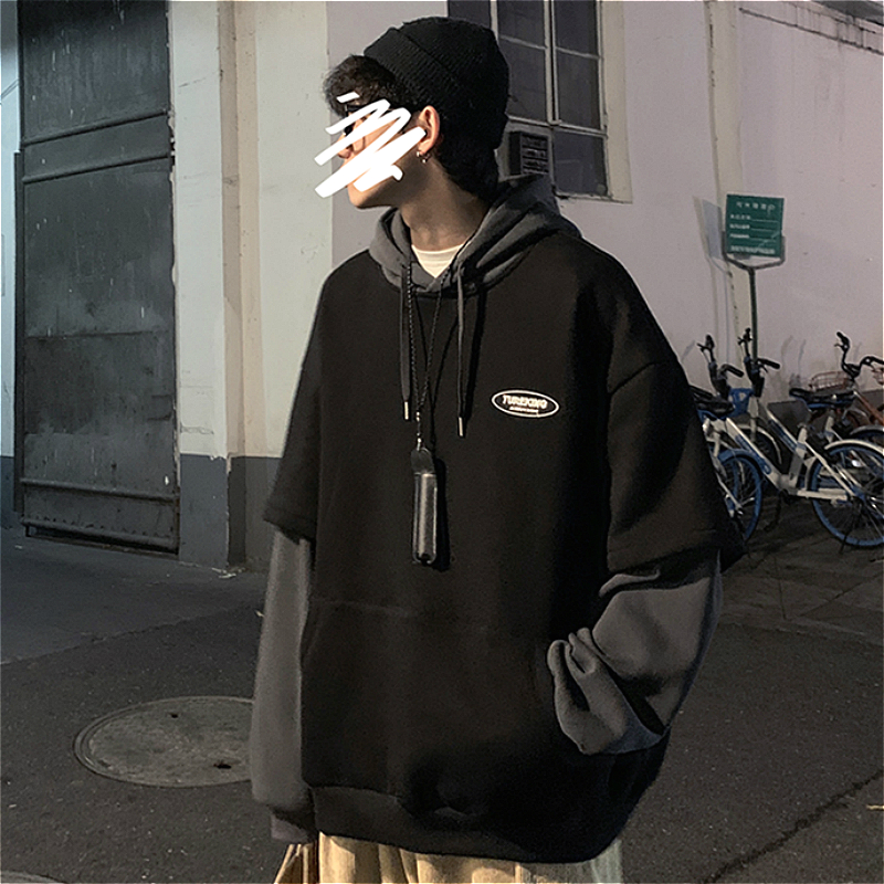 Áo Hoodie Nam Dáng Rộng Phong Cách Nhật Bản Trẻ Trung Hợp Thời Trang
