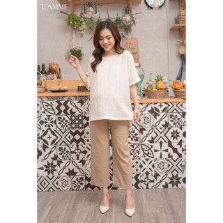 [Mã LT50 giảm 50k đơn 250k] Áo Đũi bầu dáng rộng, mềm mại, thoáng mát thiết kế bởi LAMME