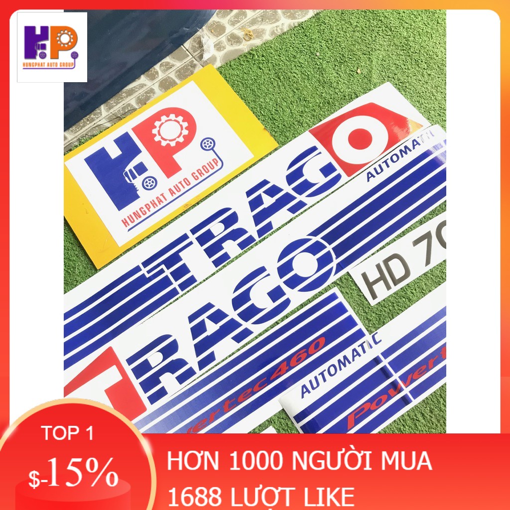 TEM TRAGO HYUNDAI MẪU CHUẨN BAO ĐẸP DÀNH CHO XE TẢI CÁC DÒNG 460, 380, 440