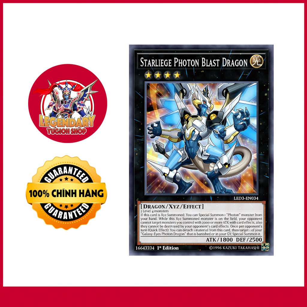 EN]Thẻ Bài Yugioh Chính Hãng] Starliege Photon Blast Dragon