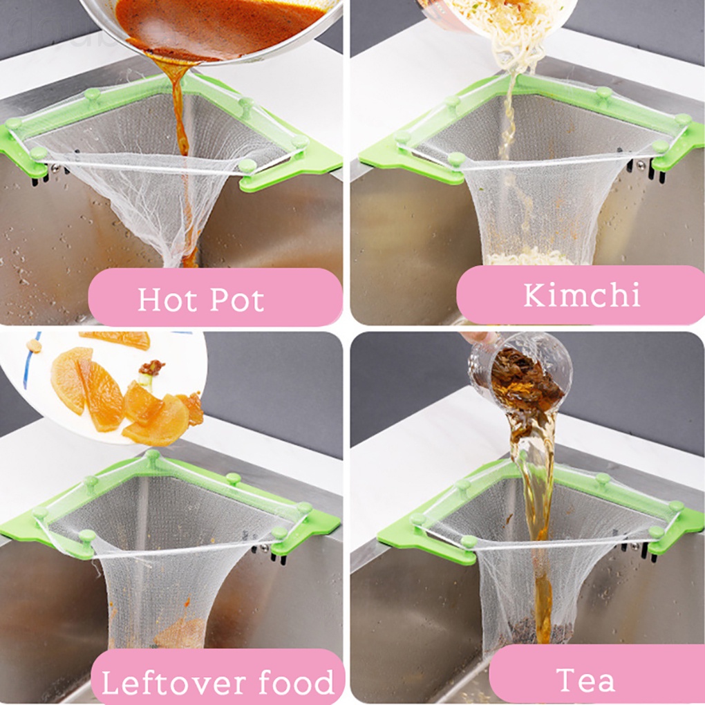 Giỏ Lưới Đựng Rác Gắn Bồn Rửa Chén Tiện Dụng