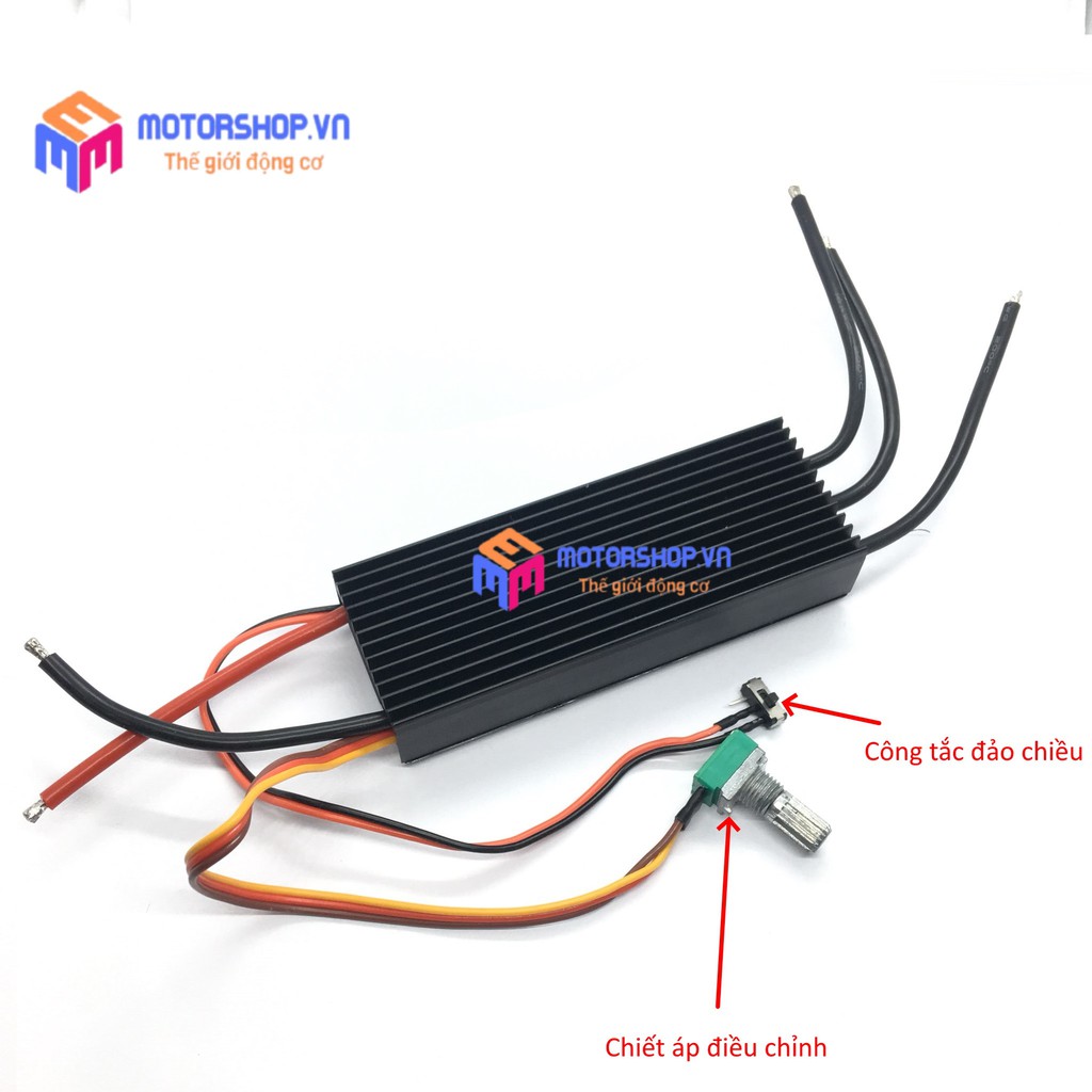 MTS Module Mạch ESC 800W Điều Tốc Và Đảo Chiều Cho Động Cơ Brushless Không Chổi Than 3 Pha 12V-24V (