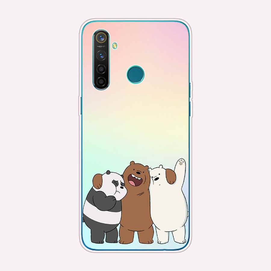 Ốp silicon Mềm In Hình We Bare Bears Cho Oppo Realme 6 Pro / 5 Pro / 5i / 6i / 3 / C11