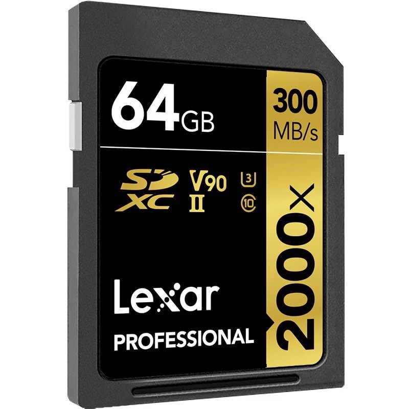 Thẻ Nhớ SDXC 64GB Pro 2000x 300mb/S Lexar, kèm đầu đọc Tốc độ cao ( Dành Cho Máy Ảnh Chuyên Nghiệp ) | BigBuy360 - bigbuy360.vn