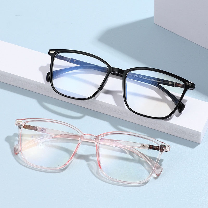 Gọng kính cận VIENDO dẻo dáng vuông đổi màu chống ánh sáng xanh chống tia UV thời trang cho nam và nữ