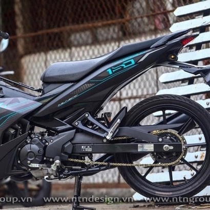 Tem Rời Yamaha Exciter 150 Y15ZR Xám Đen Xanh