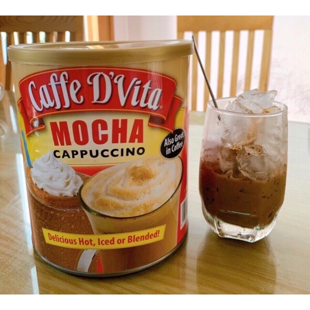 Cà Phê Sữa Caffe D'Vita Mocha Cappuccino 1.8kg - Chuẩn Hương Vị Mỹ