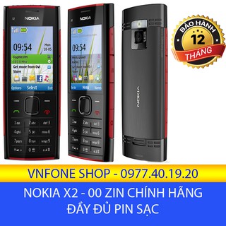 Điện thoại nokia x2 - 00 zin chính hãng bảo hành 12 tháng