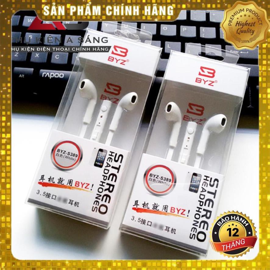 Tai Nghe Dây Dẹt BYZ S389 [ Bảo Hành 1 Tháng ]