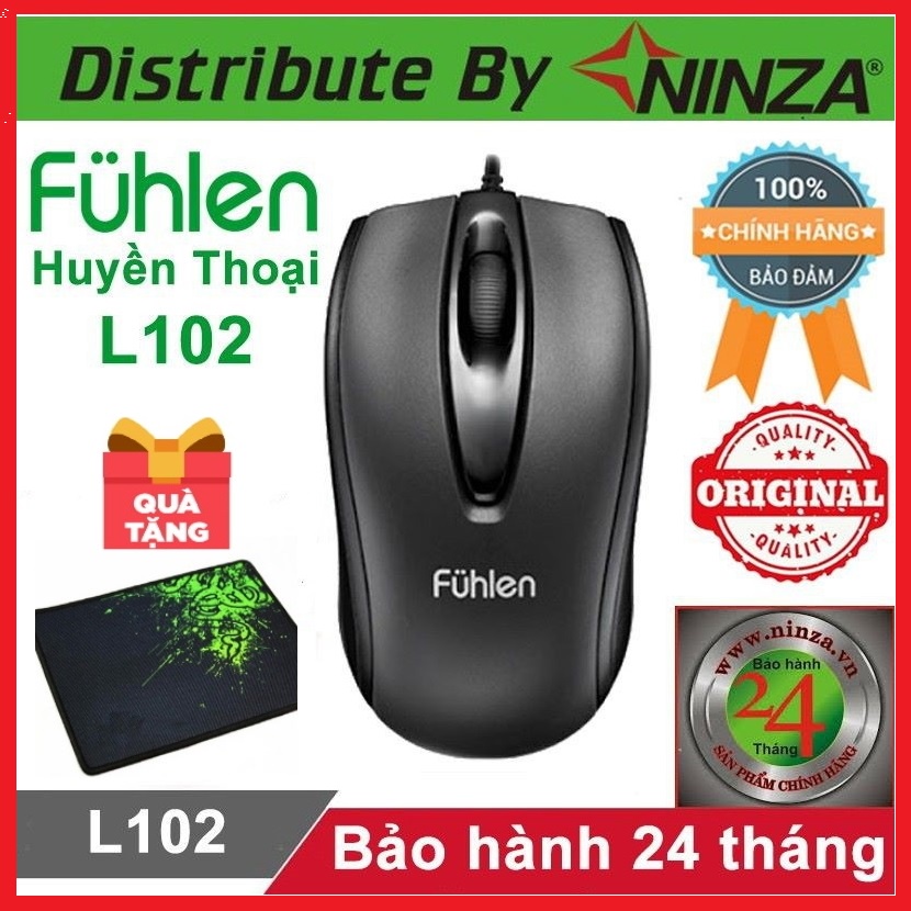 Chuột máy tính có dây Fuhlen L102 bảo hành đổi mới trong 12 tháng