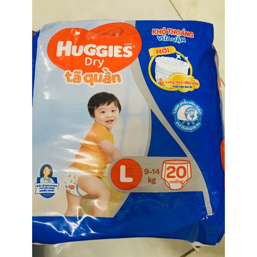 Tã quần Huggies size M22 L20 XL18 XXL16