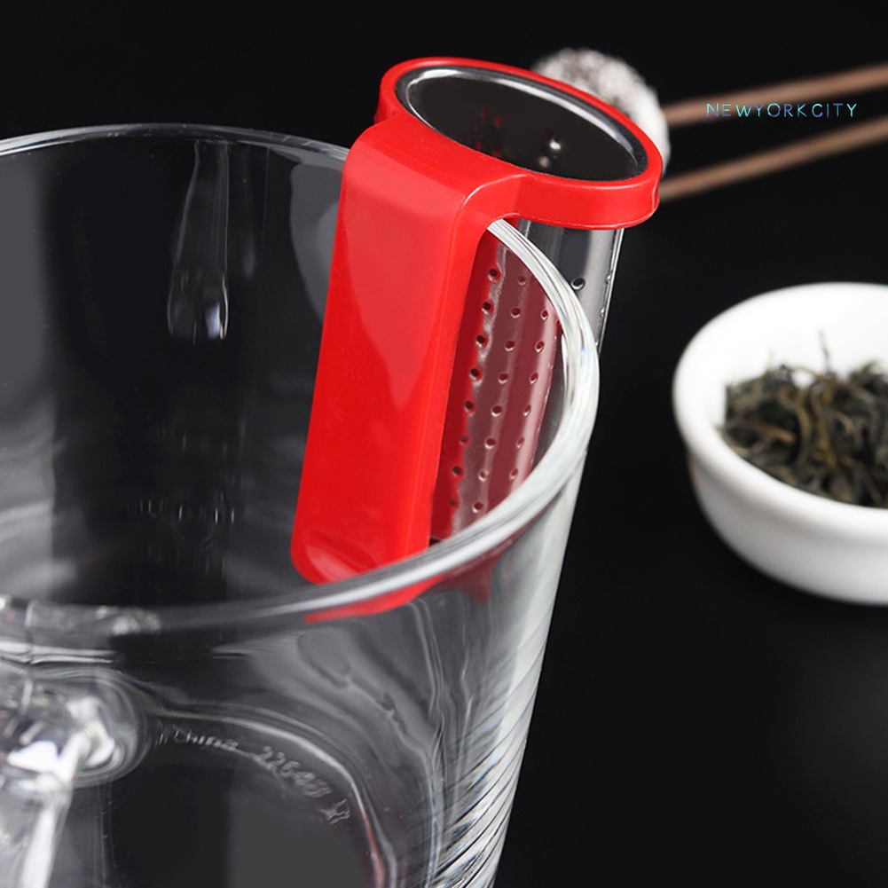 Dụng Cụ Lọc Trà Bằng Thép Không Gỉ Có Tay Cầm Tiện Dụng