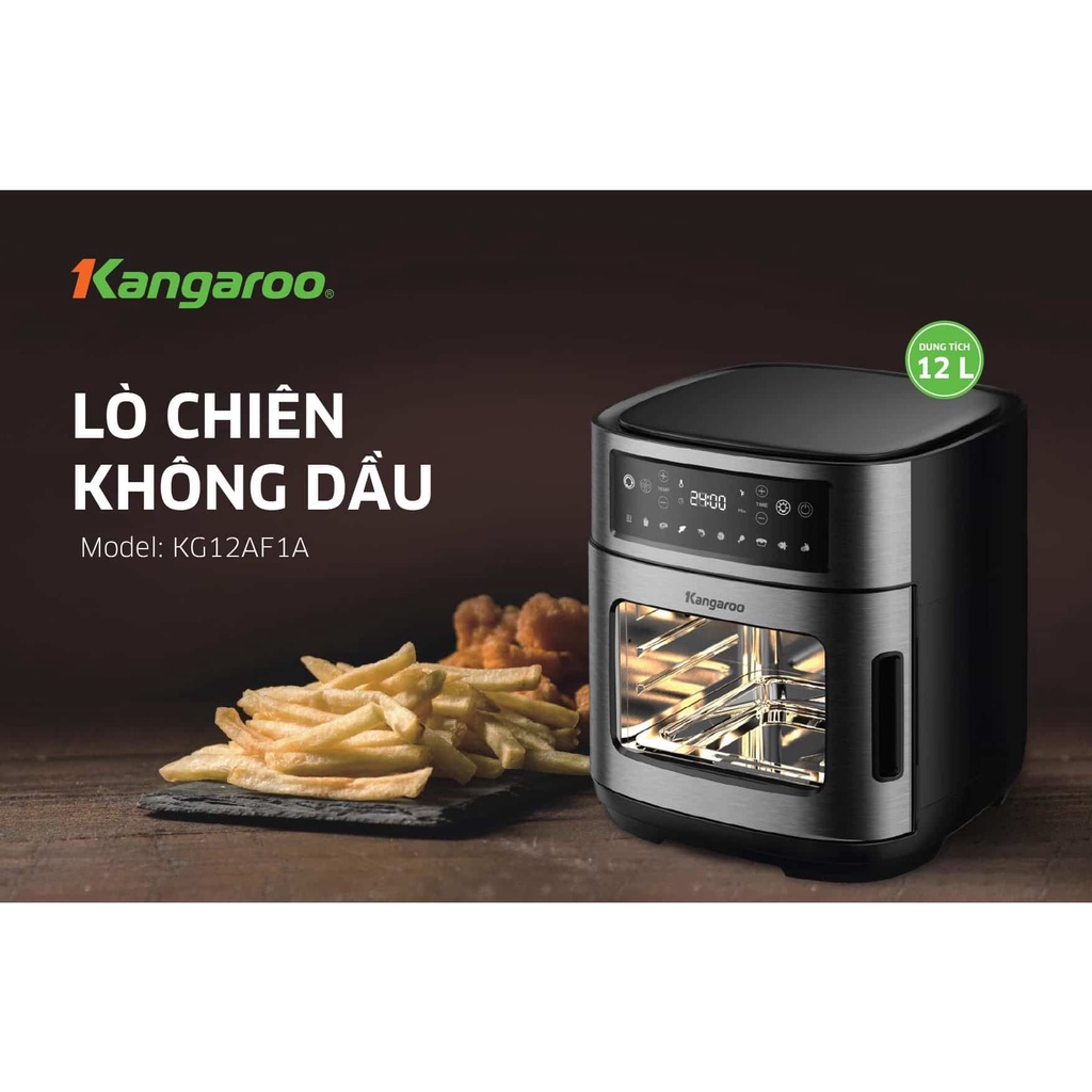 Lò chiên không dầu 12L Kangaroo KG12AF1A