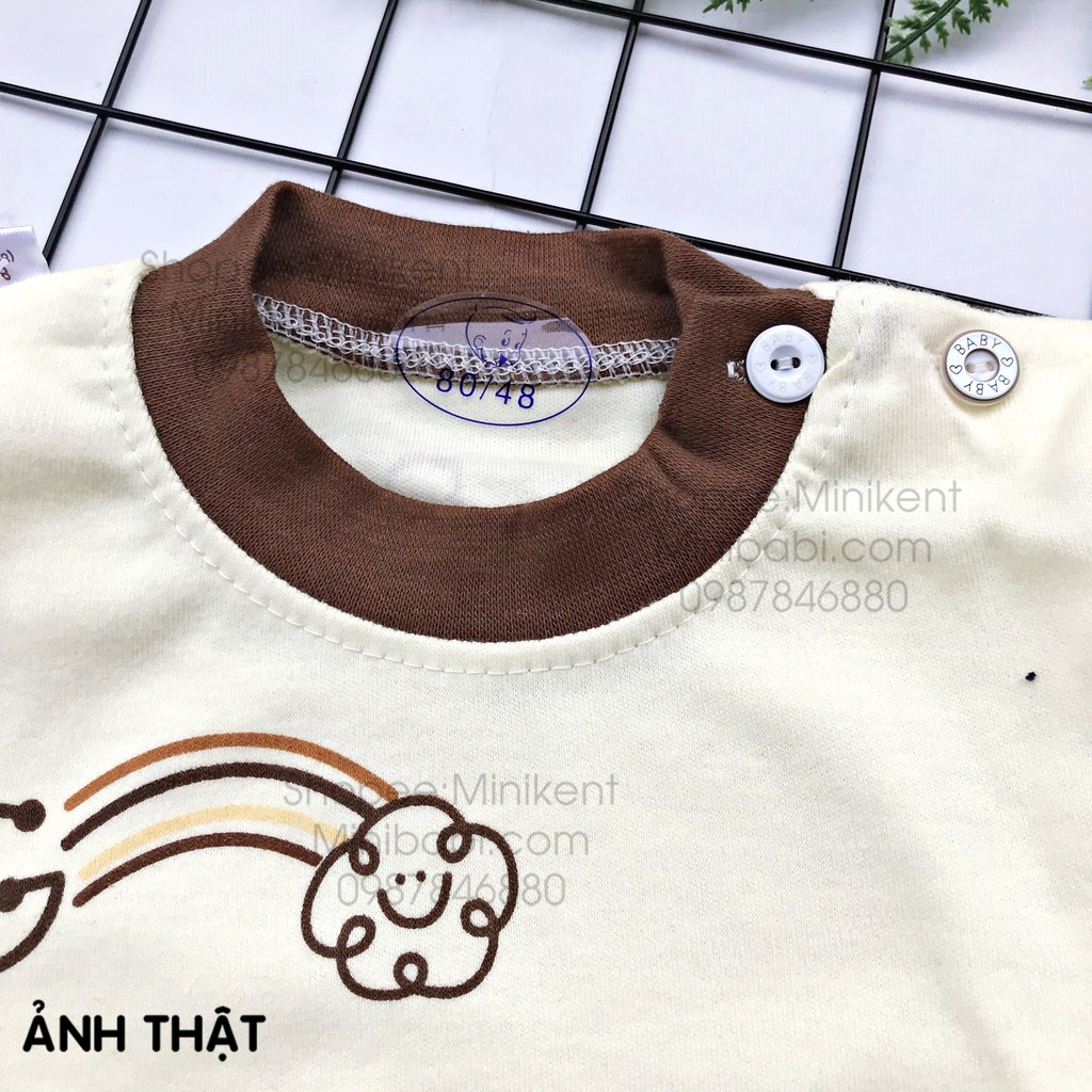 Bộ dài tay cotton thu đông cho bé 2019 | WebRaoVat - webraovat.net.vn