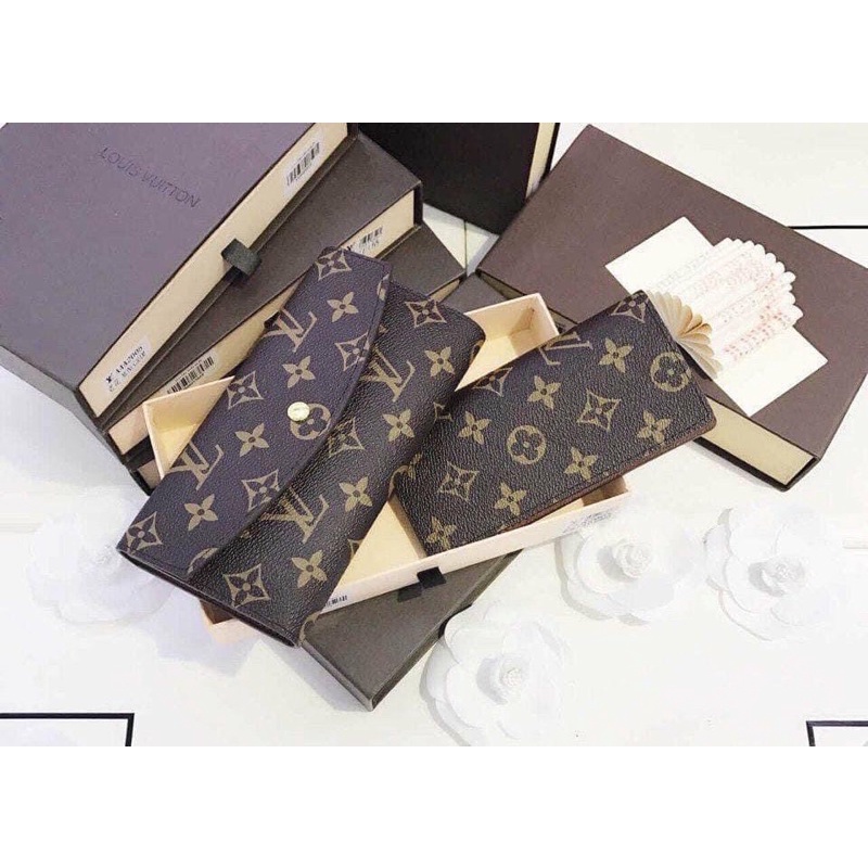 Set 2 ví cầm tay nữ cao cấp Có hộp chất đẹp